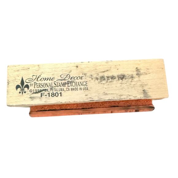 PSX Home Decor Personal Stamp Exchange F-1801 Baby Barefoot Rubber Stamp - Picture 2 of 3